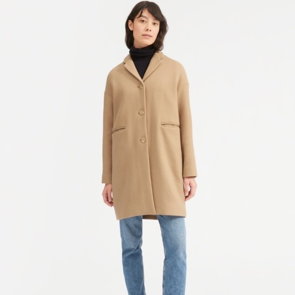 Everlane • The Cocoon Coat in Camel